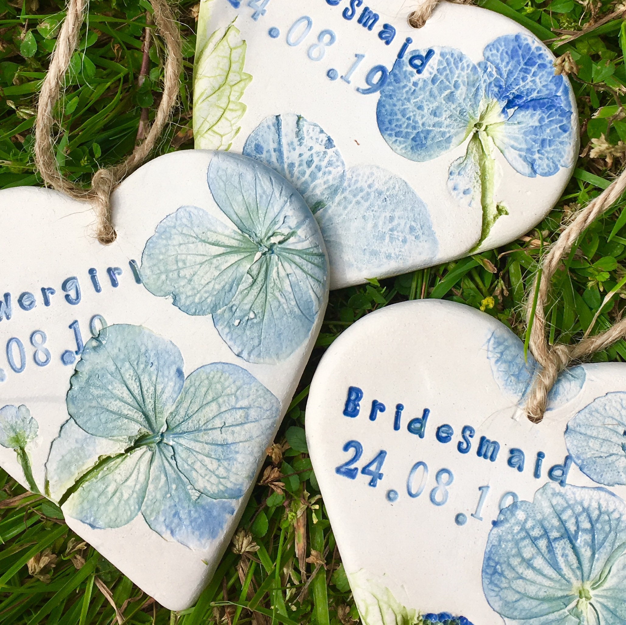 Personalised Bridesmaid Mother Of The Bride Ceramic Heart