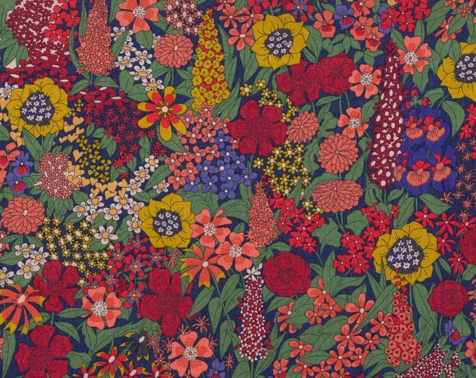 Genuine Liberty of London Tana Lawn Fabric, Ciara Mustard- 25cm X 136cm ...