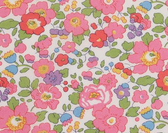 Genuine Liberty of London fabric tana lawn, Betsy rose 25 cm x 136 cm -(0.25yard x 54")