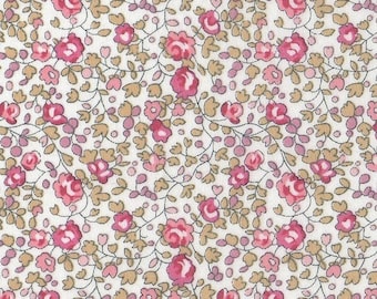 Genuine Liberty of London fabric tana lawn, Classic Eloise pink - 25 cm x 136 cm - (0.25yard x 54")