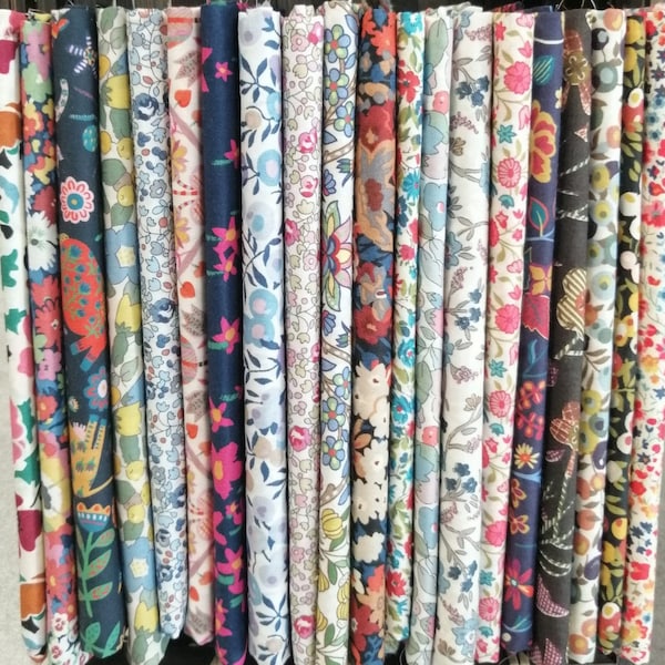 Real Liberty of london fabric lot 20 pieces 22*33cm, (9" x 12")