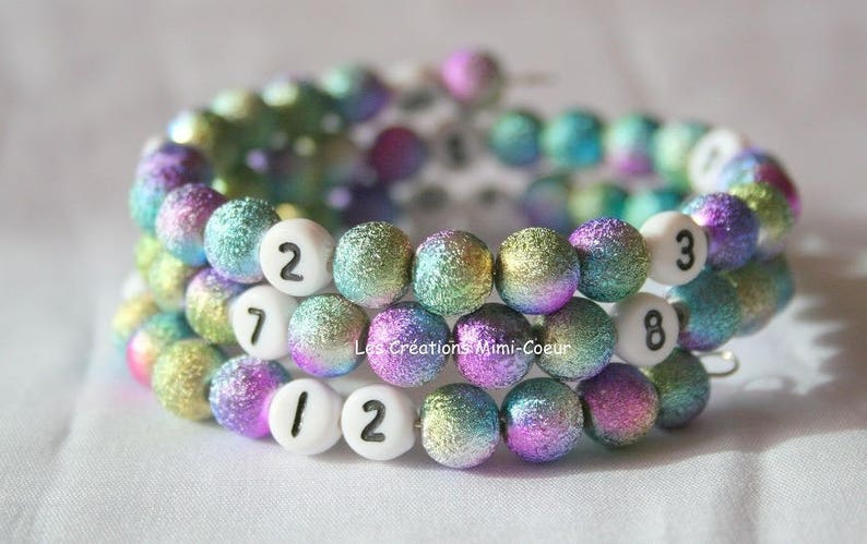 Rainbow Breastfeeding Bracelet image 1