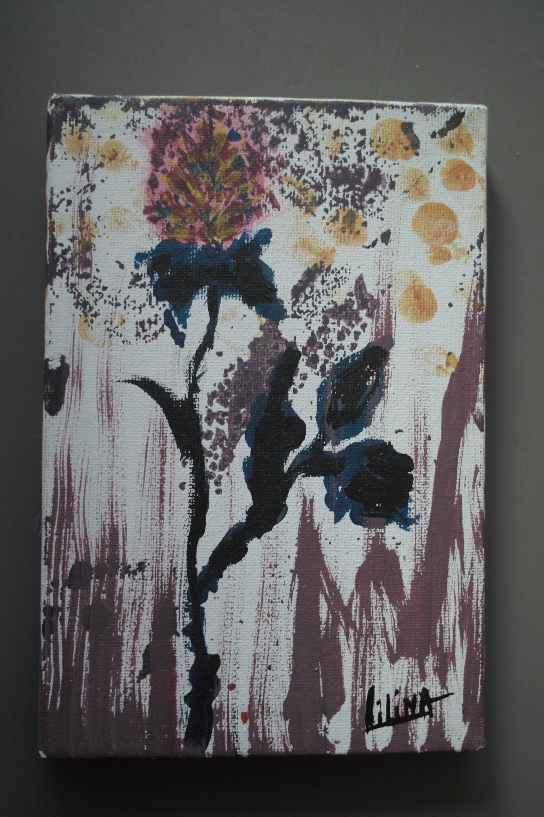 Mini-Format de Peinture Acrylique