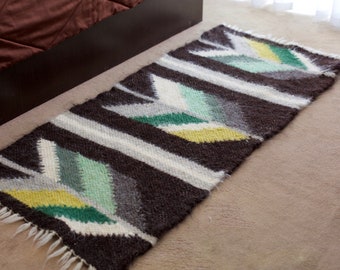 Scandinavian rug, Nordic rug, Rustic wool rug, Gift for her, Home decor, Hand woven rug