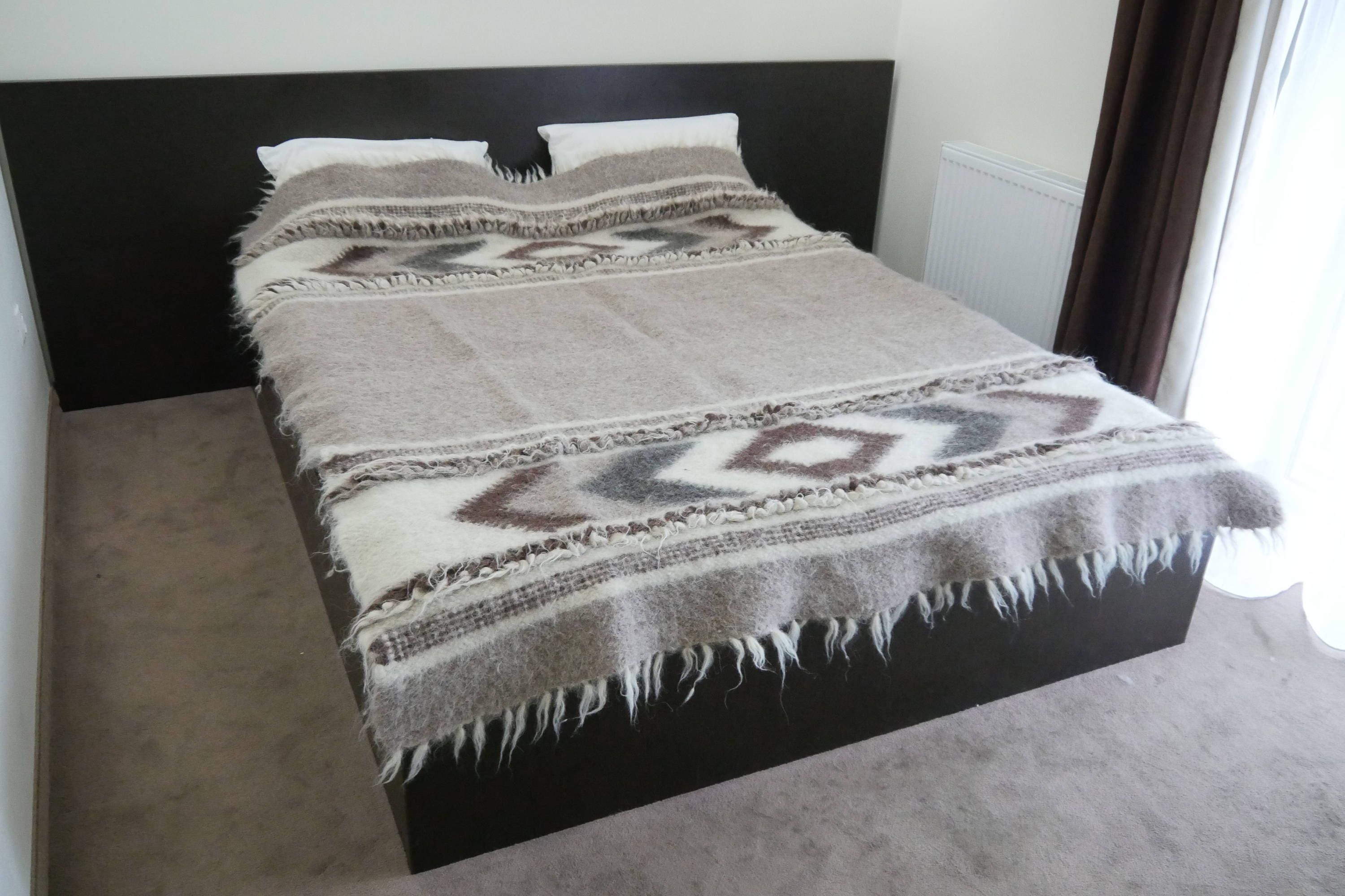 Weighted Blanket King Wool Blanket Scandinavian Design Wool Etsy