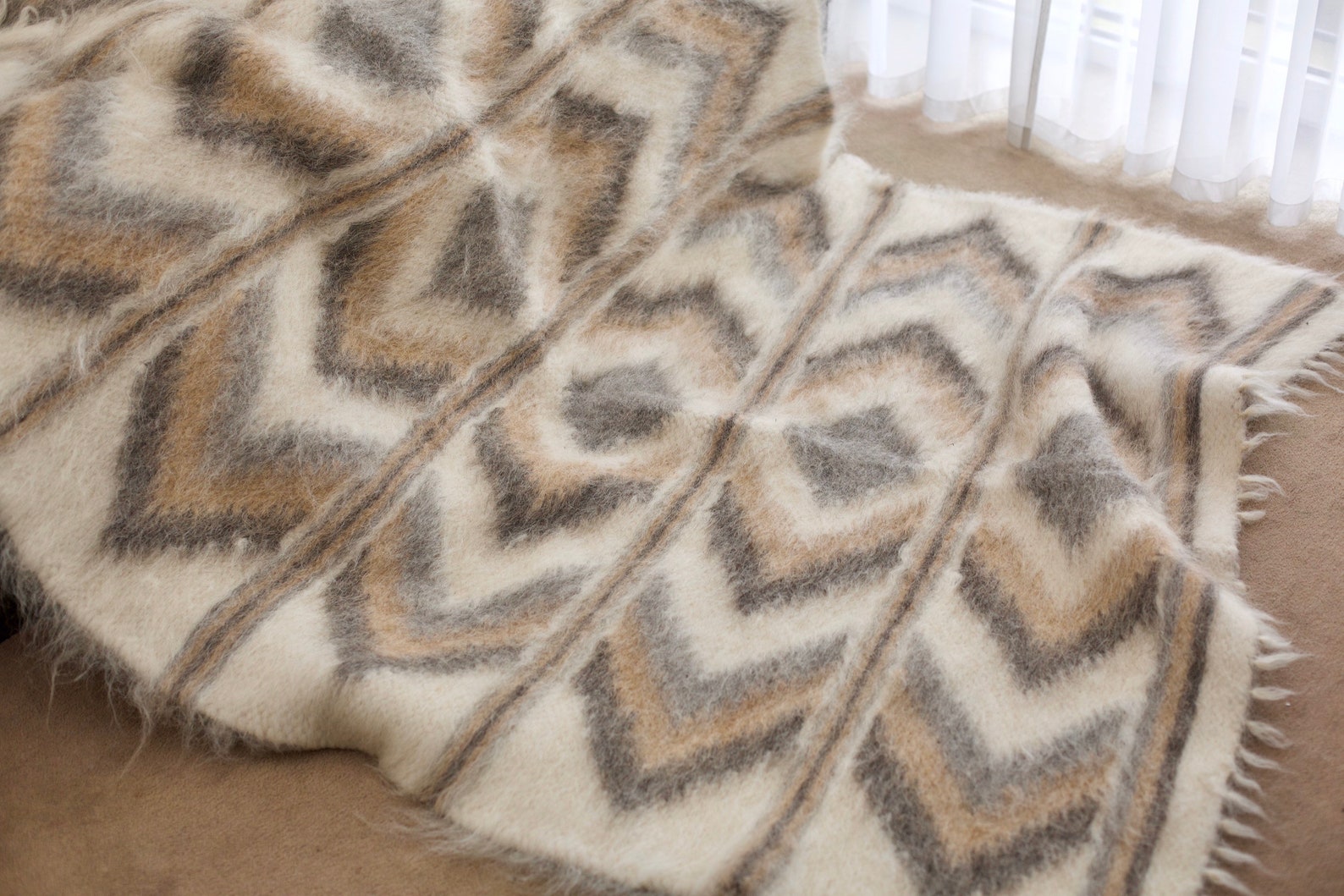 Wool Blanket Queen Size Wool Cover Wool Throw Blanket Etsy