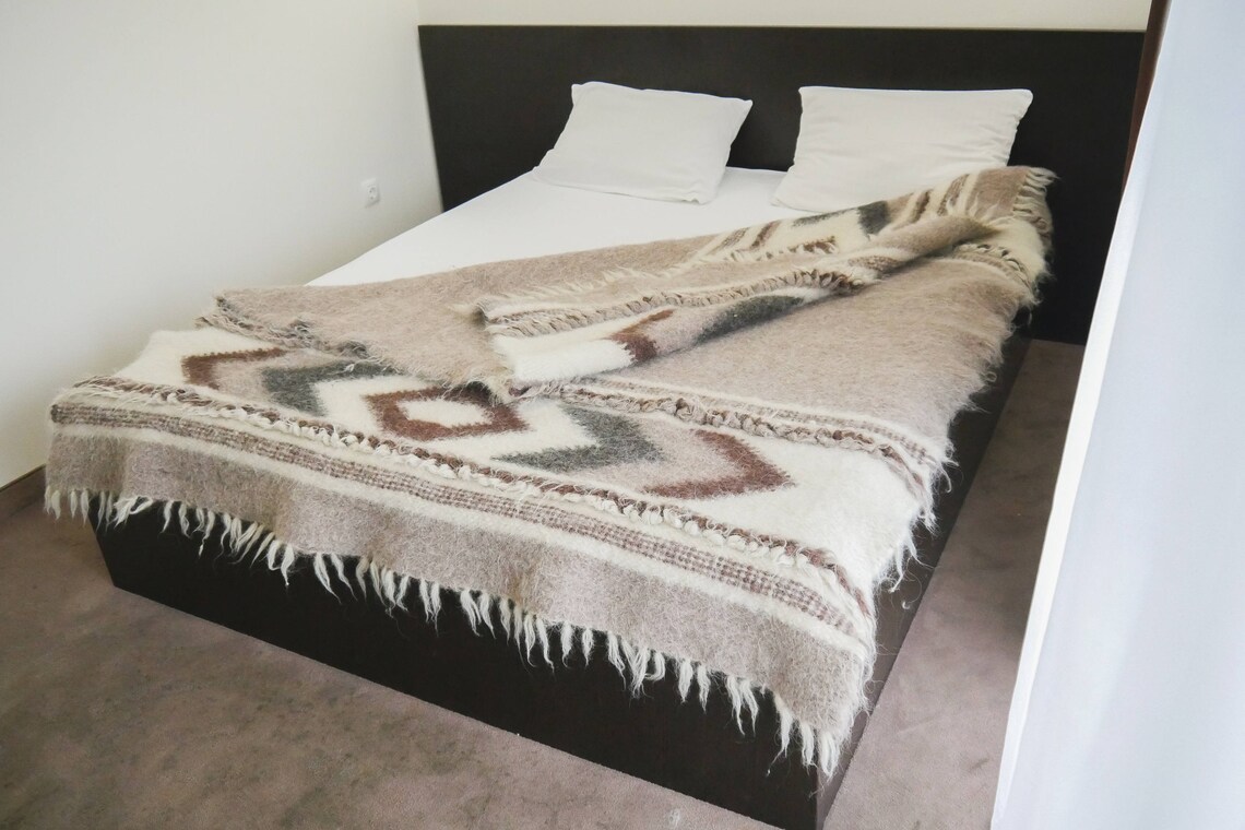 Weighted Blanket King Wool Blanket Scandinavian Design Wool | Etsy