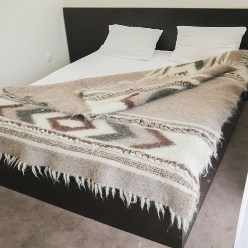 Weighted Blanket King Wool Blanket Scandinavian Design Wool Etsy