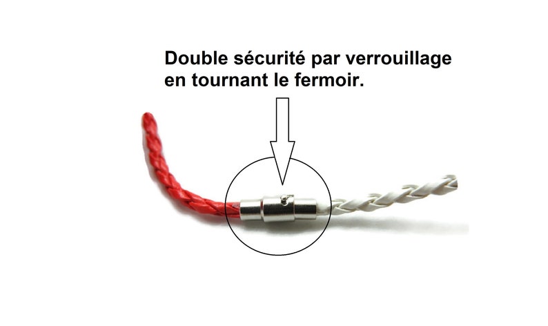 Fermoir Ø4-Ø5 et Ø6mm magnétique rond couleur or, platine ou bronze image 5