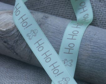 25mm Design Your Own Printed Christmas Satin Ribbon - Homemade Gift, Business Packaging, Gift Wrapping, Hamper, Personalised - Made in UK