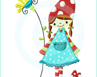 Embroidery file Wichtelchen 1 fill 10x10 (4x4") embroidery pattern embroidery pattern gnome