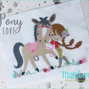 Embroidery file MyPonyLove Pony Rider Fuell 13x18 embroidery pattern mermaid embroidery pattern embroidery motif