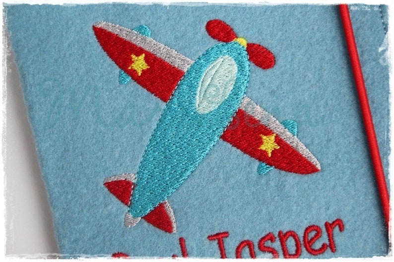 Fichier de broderie aviateur 1 remplissage 10x10 4x4 motif de broderie avion motif de broderie avion image 2