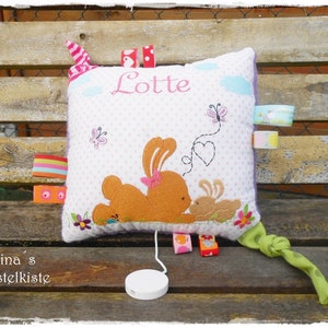 Stickdatei Mom&Me Hasen Füll 13x18 5x7 Stickmuster Stickmotiv embroidery pattern bunny butterfly flower Bild 3