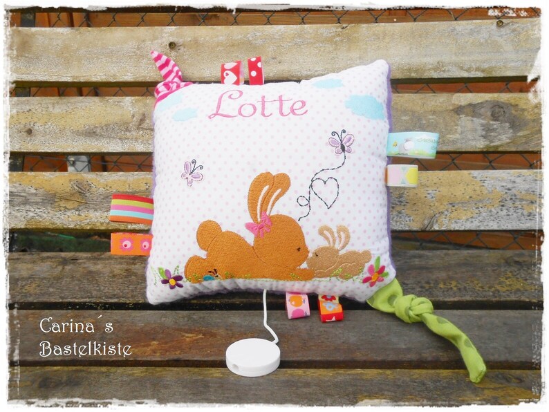 Stickdatei Mom&Me Hasen Füll 13x18 5x7 Stickmuster Stickmotiv embroidery pattern bunny butterfly flower Bild 3