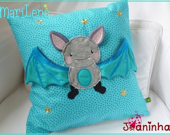 Embroidery file 3D bat Appli ITH 13x18 embroidery pattern embroidery motif embroidery pattern bat appliqué