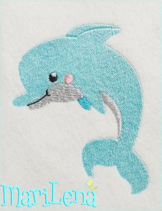 Embroidery File Dolphin Fill 10x10 (4x4