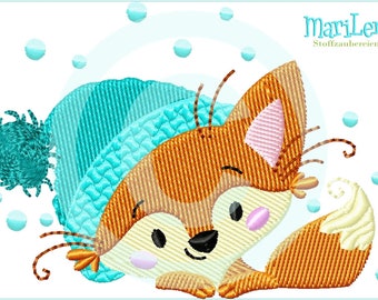 Embroidery file CoolFox filling 10x10 (4x4") fox embroidery pattern embroidery pattern embroidery motif