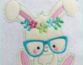 Stickdatei  SpringHasi  Appli 18x30 Stickmuster Stickmotiv embroidery pattern  bunny