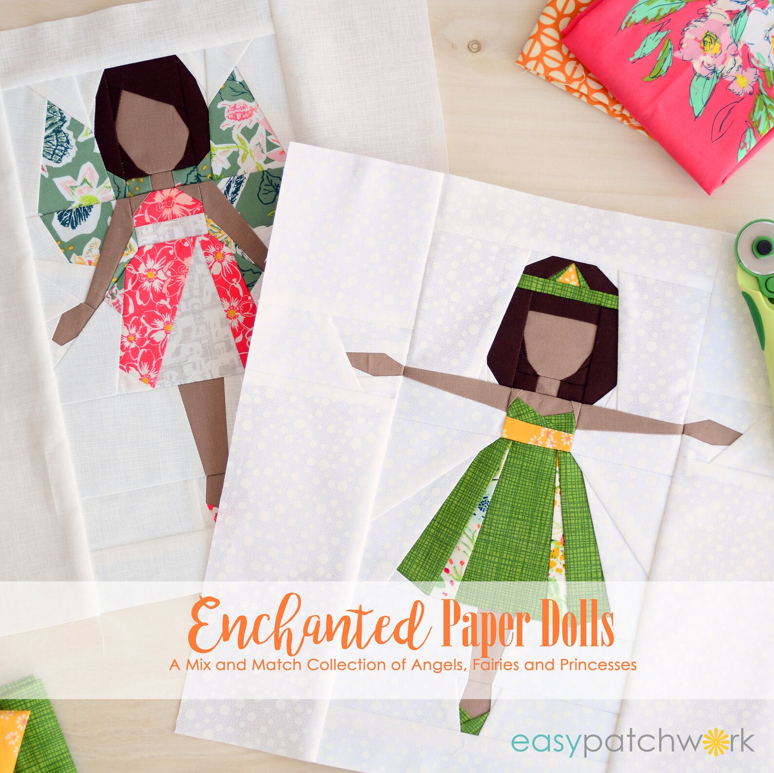 Enchanted Paper Dolls Quilt Pattern Book A Mix and Match Etsy