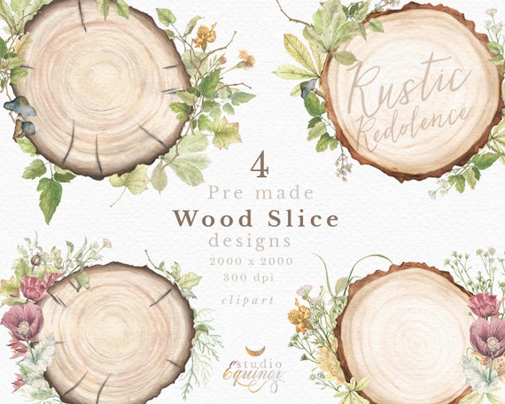 Rustic Wood Slice