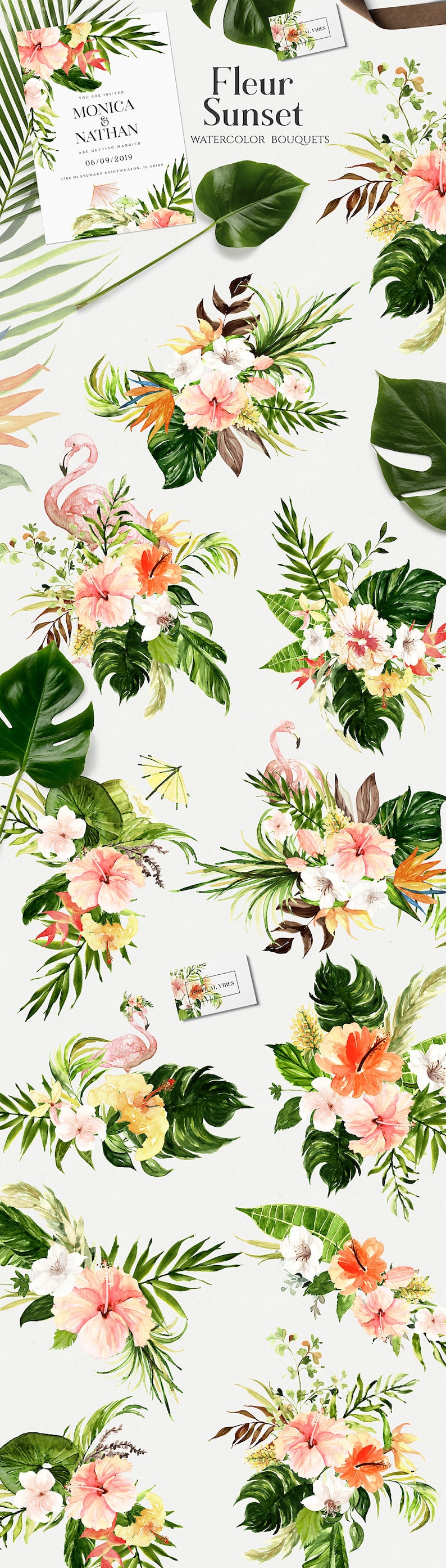 √ fleur image clipart 609849-Image clipart fleur rose