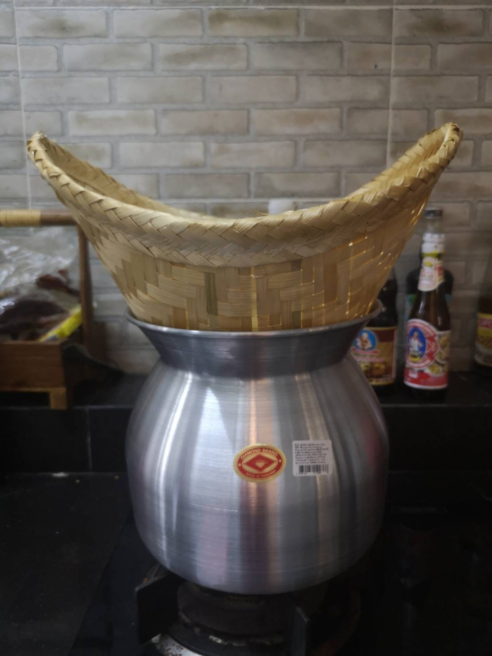 Steamed Sticky Rice Set Steamer with steamer with lid 3 Etsy