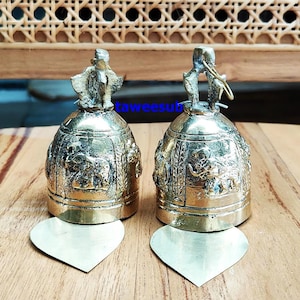 Brass bell, handmade from Thailand.