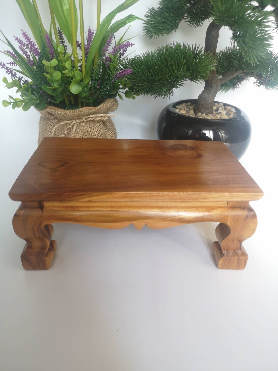 Buddha Altar Lord Buddha Altar Shelf Mini Table Buddha Statue Stand Worship Pedestal Thai Wood