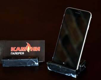 Marble Phone Stand, Desk iPhone Holder, Gift for Men