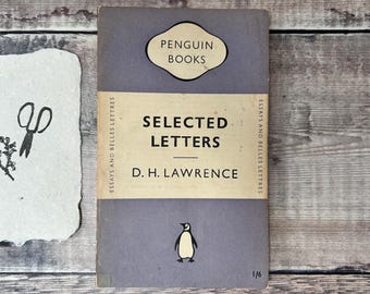 Vintage 1950 Penguin Books First Edition - Selected Letters by D. H. Lawrence | Classic Literature