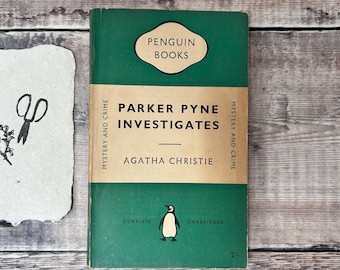 Vintage 1953 Penguin Books First Edition - Parker Pyne Investigates by Agatha Christie | Classic Crime