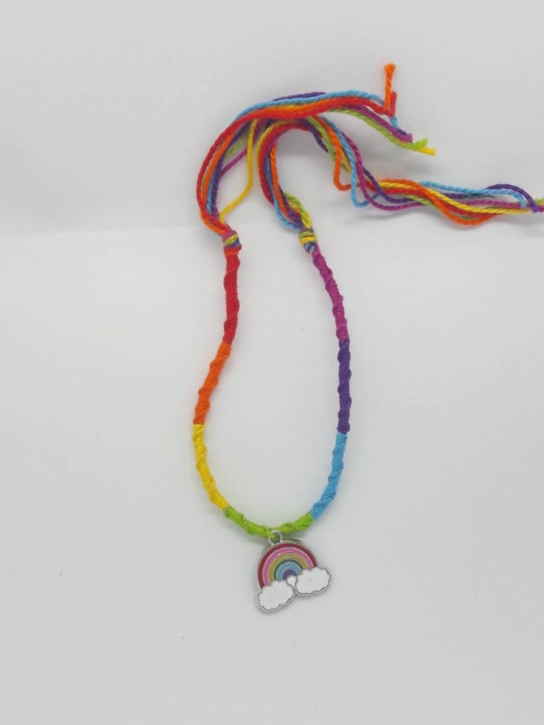 friendship bracelet Rainbow charm bracelet LGBT rainbow charm colourful bracelet rainbow bracelet pride bracelet