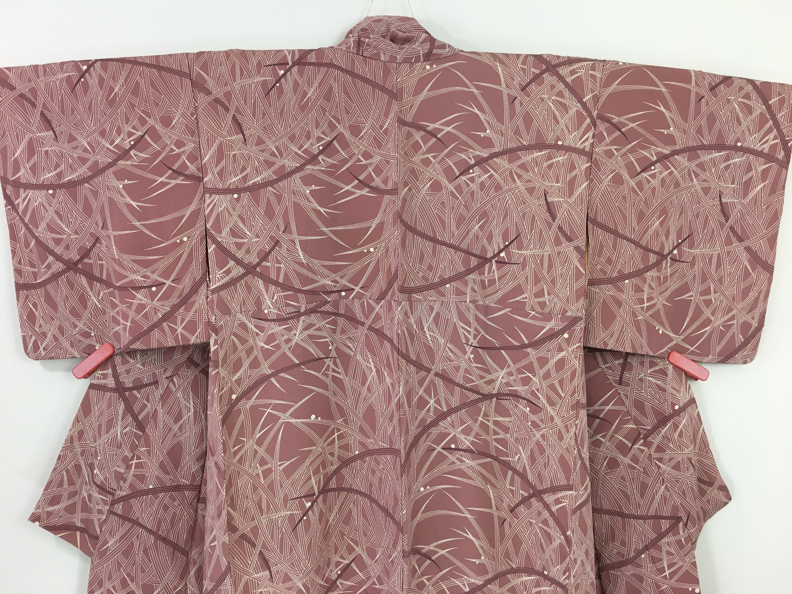 Japanese Women's Kimono Vintage Pink Silk Medium Japan - Etsy UK