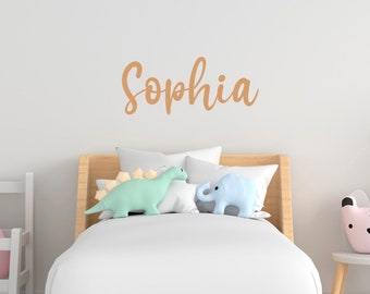 Personalised Name Wall Decal: Nursery Decor, Removable Vinyl Sticker