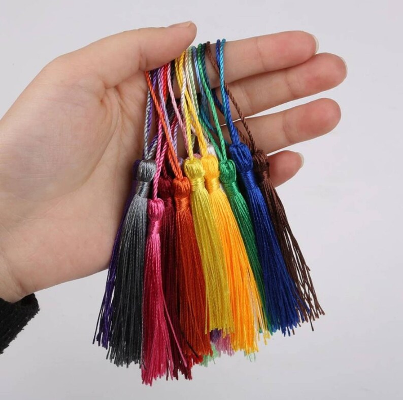 Tassels Bookmark Tassels Colourful Tassels Packet of 10 Etsy Australia