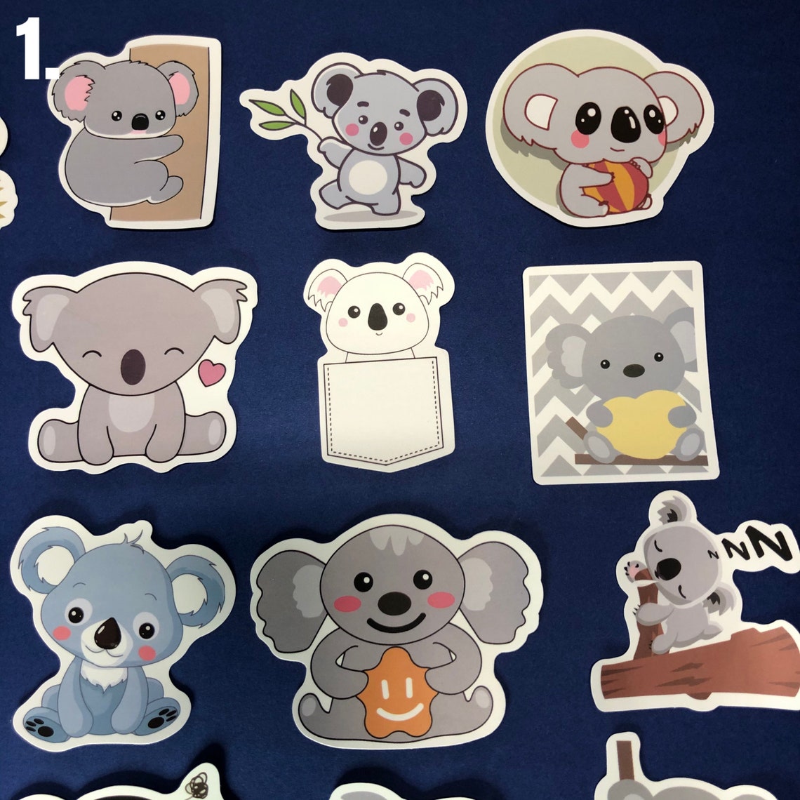 Cute Koala Stickers Set 1 Pack of 25 vinyl waterproof Etsy