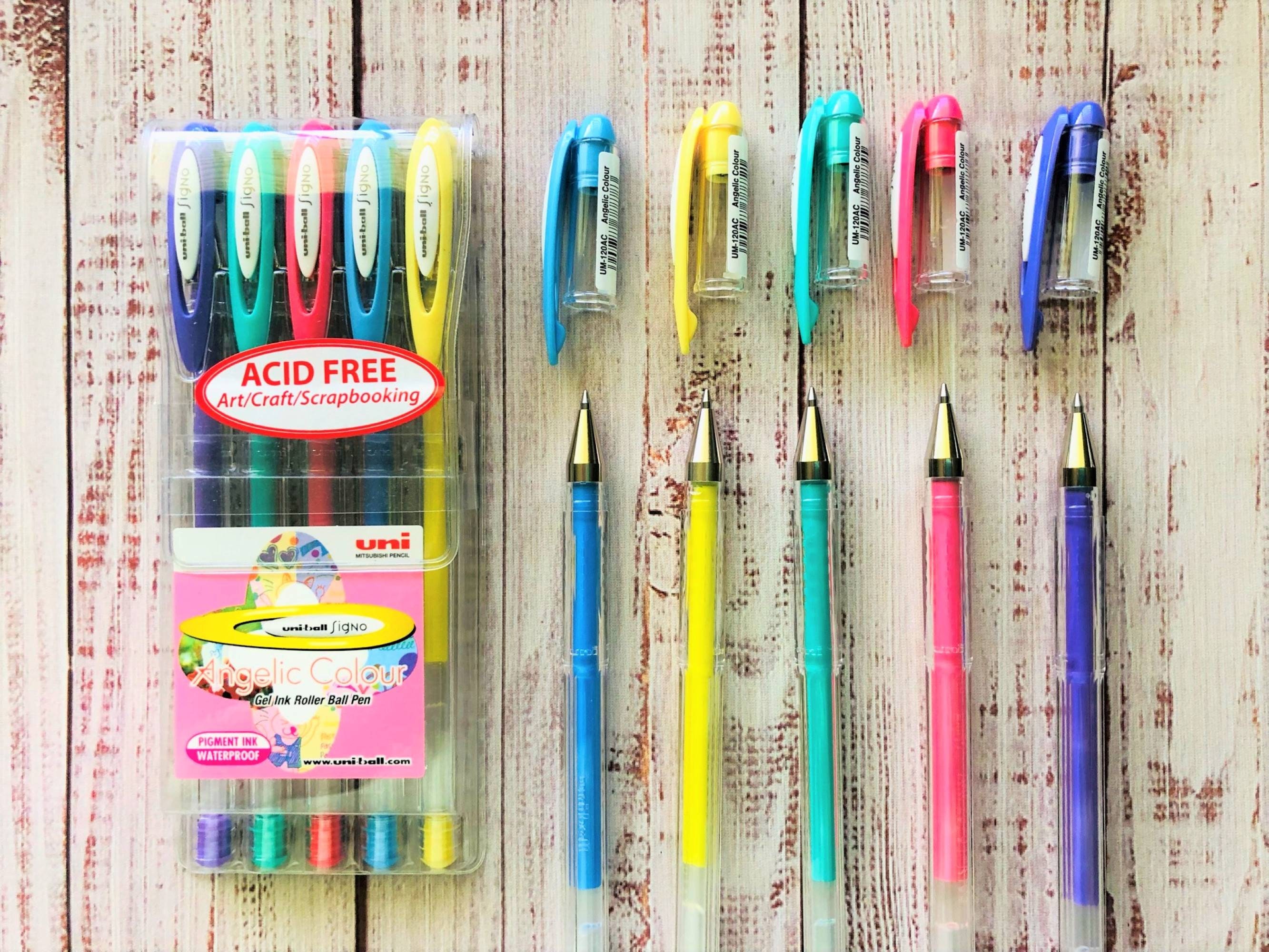 Gel Pen Set, Coloured Pens, Uniball Signo Gel Pen Set, Set of Pens