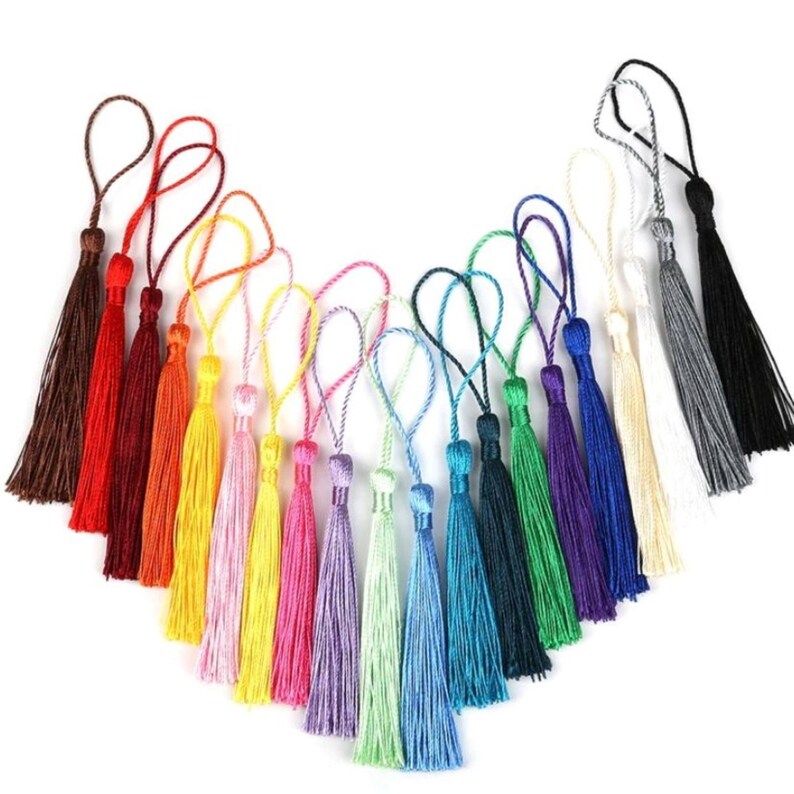 Tassels Bookmark Tassels Colourful Tassels Packet of 10 Etsy Australia