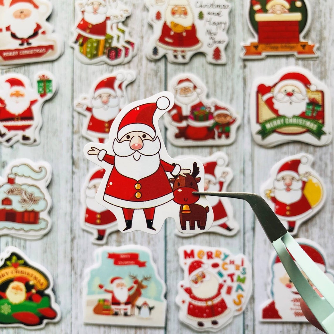 Weihnachtsmann Sticker Pack Süße Weihnachtssticker  Etsy