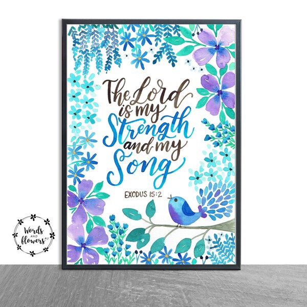 Bible Verse Wall Art Etsy Australia