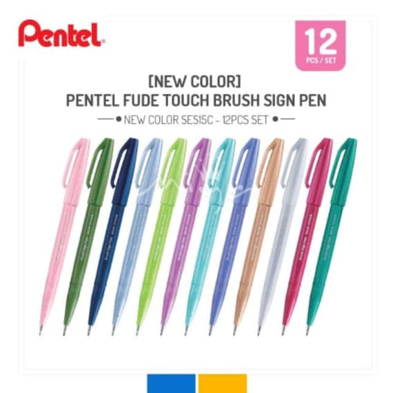 Pentel Touch Pen Set, Brush Pen Set, Pentel Pens, Calligraphy Pens