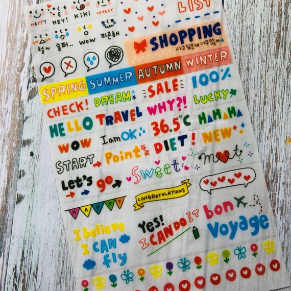 Journaling Stickers for Sale