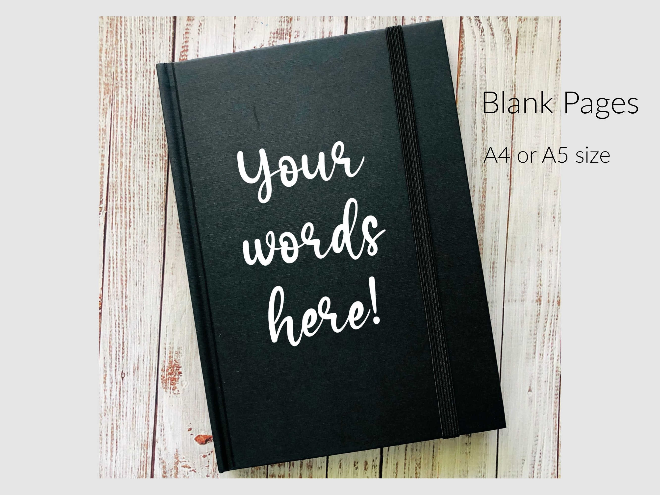 Cahier Miroir Page De Garde Cahier de page vierge livre de fête d'anniversaire livre - Etsy France