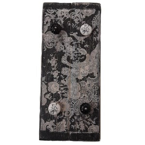 Jewelry holder jewelry wardrobe black white vintage lace Lace handmade unique gift Mother&#39;s Day
