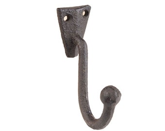 Hook wall hook cast iron coat hook country style