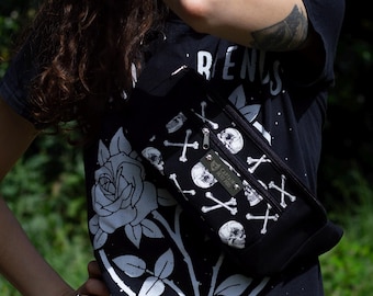 Skull fanny pack, skull fanny pack