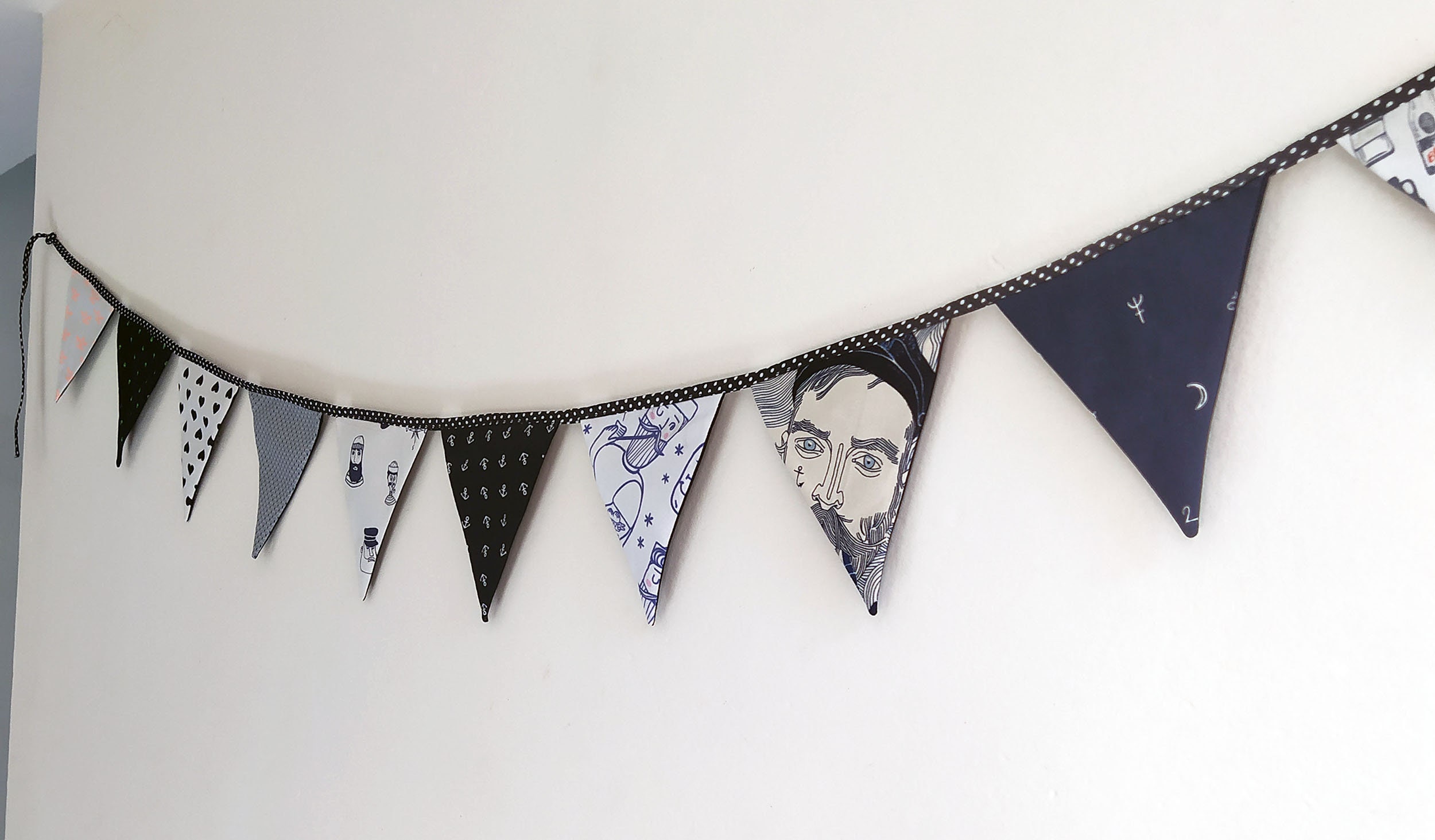 Décoration Marin, Guirlande de Fanions | Petit Modèle, Sailor Anchor