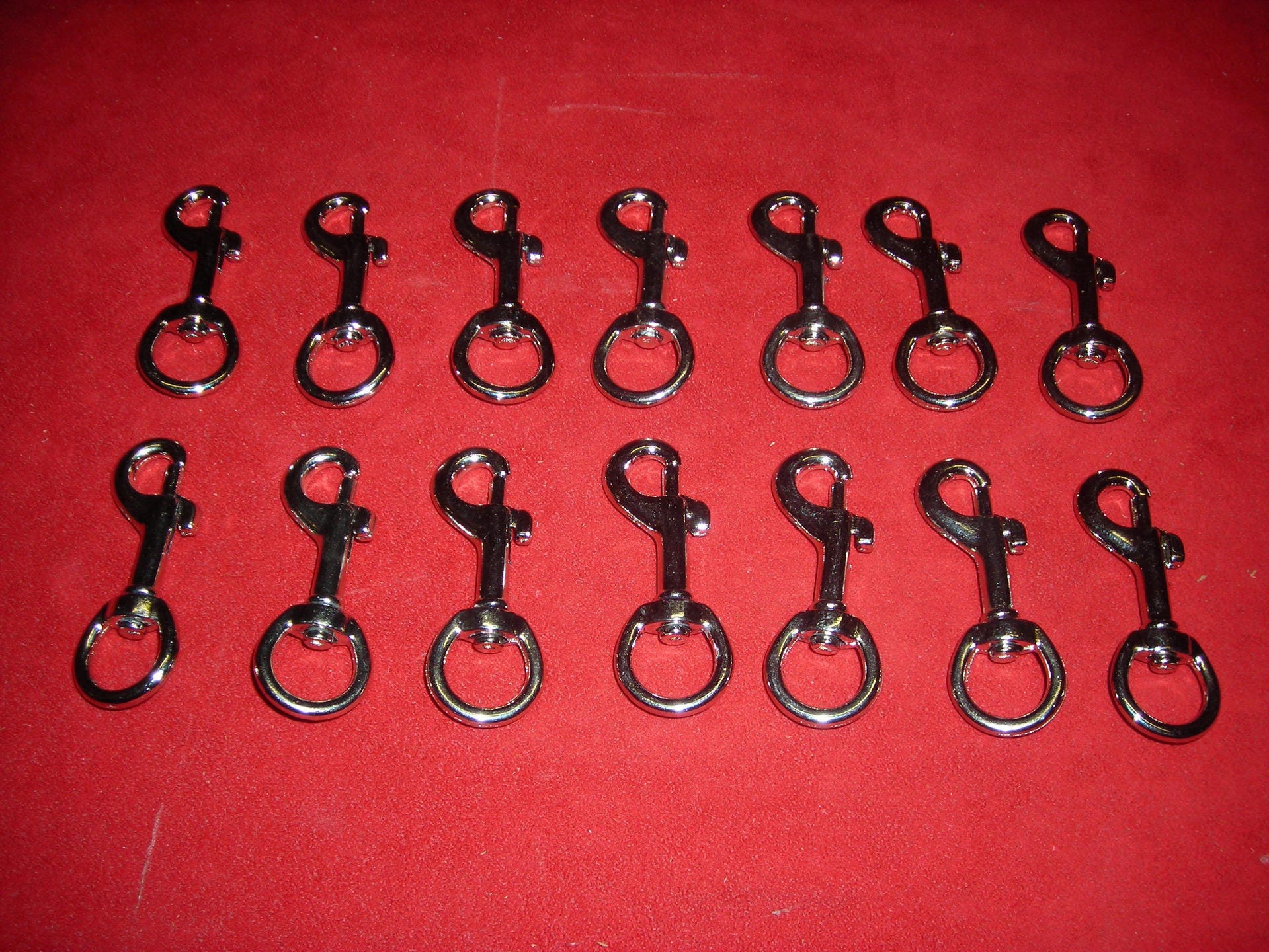 Lot de 14 Mousquetons Zamac Nickelés