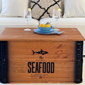 Wood Seafood Crate -  UK